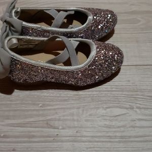 Sparkly toddler girls size 5 dress shoes